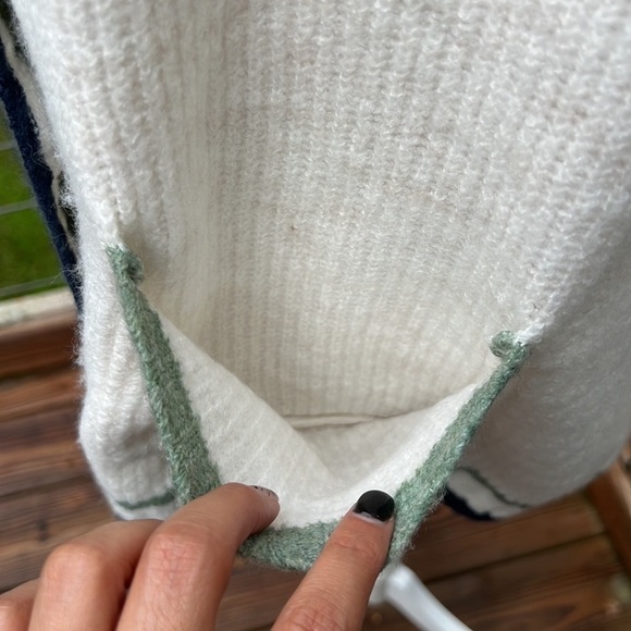 BP Oversized Knit Button Front Light Academia Nerdy Cardigan w/ Pockets M NWT - Picture 7 of 10